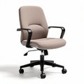 Office chair with grey fabric upholstery and adjustable height 80 x 60 x 100cm